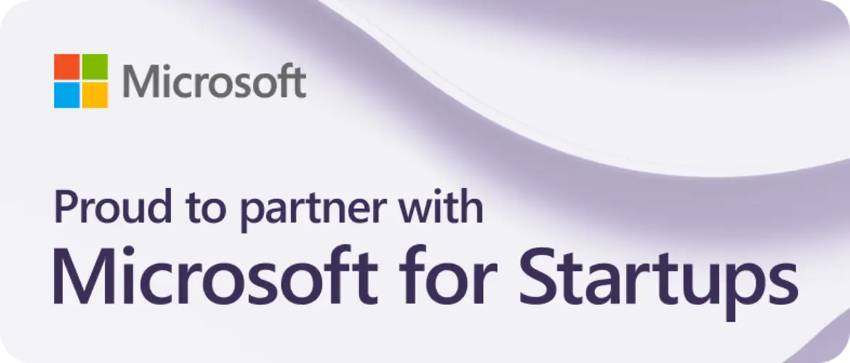 Vi er stolte av å være partner med Microsoft for Startups
